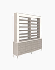 VK B Polish Powder Rack w. Polish Powder Cabinet 2 Side - 78" - New Star Spa & Furniture Corp.