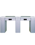V2 Double Nail Table w/Pipe - 69"1/4 - New Star Spa & Furniture Corp.