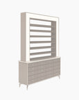 VK B Polish Powder Rack w. Polish Powder Cabinet 2 Side - 60" - New Star Spa & Furniture Corp.