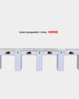 SP Quadruple Nail Table w/Vent 131"1/2