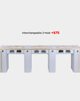 SP Triple Nail Table w/Vent 101"
