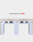 SP Double Nail Table w/Pipe 70"1/2