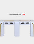 SP Double Nail Table w/Vented 70"1/2