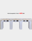 SP Triple Nail Table w/Pipe - 101"