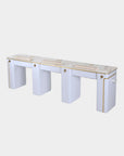 SP Triple Nail Table w/Pipe - 101"