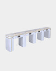 SP Quadruple Nail Table w/Vent 131"1/2