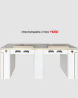 SP Double Nail Table 70"1/2 - New Star Spa & Furniture Corp.