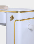 SP Quadruple Nail Table w/Pipe - 131"1/2