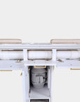 SP Double Nail Table w/Vent - 70"1/2