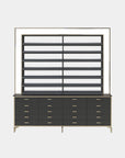 VK B Polish Powder Rack w. Polish Powder Cabinet 2 Side - 78" - New Star Spa & Furniture Corp.