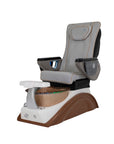 IQ-A3 White/Light Teak Tub - New Star Spa & Furniture Corp.