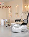NS5 - White/Silver Tub - New Star Spa & Furniture Corp.