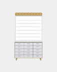 VK (V2) 2-in-1 Rack w/Cabinet w/Backlit Panel - 48" - New Star Spa & Furniture Corp.
