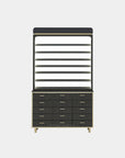 VK (V2) 2-in-1 Rack w/Cabinet w/Backlit Panel - 48" - New Star Spa & Furniture Corp.