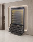 VK Polish Rack w/Cabinet w/LED Frame - 48" - New Star Spa & Furniture Corp.
