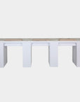 VK Triple Nail Table w/Pipe - New Star Spa & Furniture Corp.
