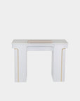 VK Nail Table 43" (White Color) - New Star Spa & Furniture Corp.
