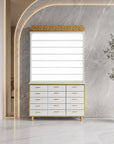 VK (V2) 2-in-1 Rack w/Cabinet w/Backlit Panel - 48" - New Star Spa & Furniture Corp.