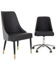 Customer Chair C017 + Technician Chair T017 - New Star Salon Furniture