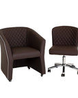 Customer Chair CC02 + Technician Chair EC02 - New Star Salon Furniture
