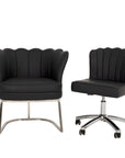 Customer Chair W016 + Technician Chair T010 - New Star Salon Furniture