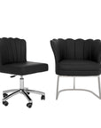Customer Chair W016 + Technician Chair T010 - New Star Salon Furniture