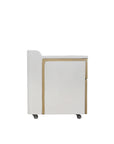 C1-Pedicart Fiberglass (White-Gold)