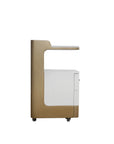C1-Pedicart Fiberglass (White/Gold)