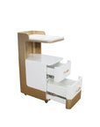 C1-Pedicart Fiberglass (White/Gold)