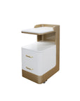 C1-Pedicart Fiberglass (White/Gold)