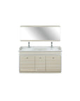 I Double Sink w/Faucets 55" (No Mirror) (517) - New Star Salon Furniture