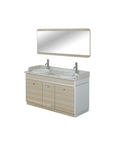 I Double Sink w/Faucets 55" (No Mirror) (517) - New Star Salon Furniture