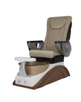 IQ - A3 White/Light Teak Tub - New Star Salon Furniture
