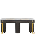 Luna Double Nail Table - Include 3 Cabinet - New Star Salon Furniture