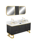 Luna Doule Sink w/Faucets (No Mirror) - New Star Salon Furniture