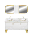 Luna Doule Sink w/Faucets (No Mirror) - New Star Salon Furniture