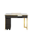 Luna Nail Table - Include 1 Cabinet w/Pipe - New Star Salon Furniture