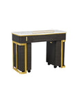 Luna Nail Table - Include 2 Cabinet - New Star Salon Furniture