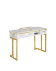 Luna Nail Table - w. Pipe - Cabinet not include - New Star Salon Furniture