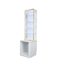 Luna Shelf - w. Hot Towel Warmer Cabinet - New Star Salon Furniture