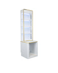 Luna Shelf - w. Hot Towel Warmer Cabinet - New Star Salon Furniture