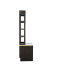 Luna Shelf w/Hot Towel Warmer Cabinet - New Star Salon Furniture