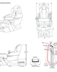 Monet - White Tub - New Star Salon Furniture