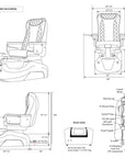 NS5 - Silver Tub - New Star Salon Furniture