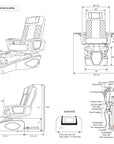 NS8 - Silver Tub - New Star Salon Furniture