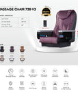 Pedicure Massage Chair 738 - V3 - New Star Salon Furniture