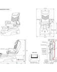PK Spa - White Tub - New Star Salon Furniture