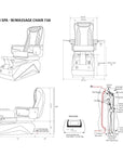 Remi - Off White Tub - New Star Salon Furniture