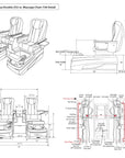 Twin Spa Double - V2 - Off White Tub - New Star Salon Furniture