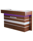 "U" Reception w/LED Light - New Star Salon Furniture